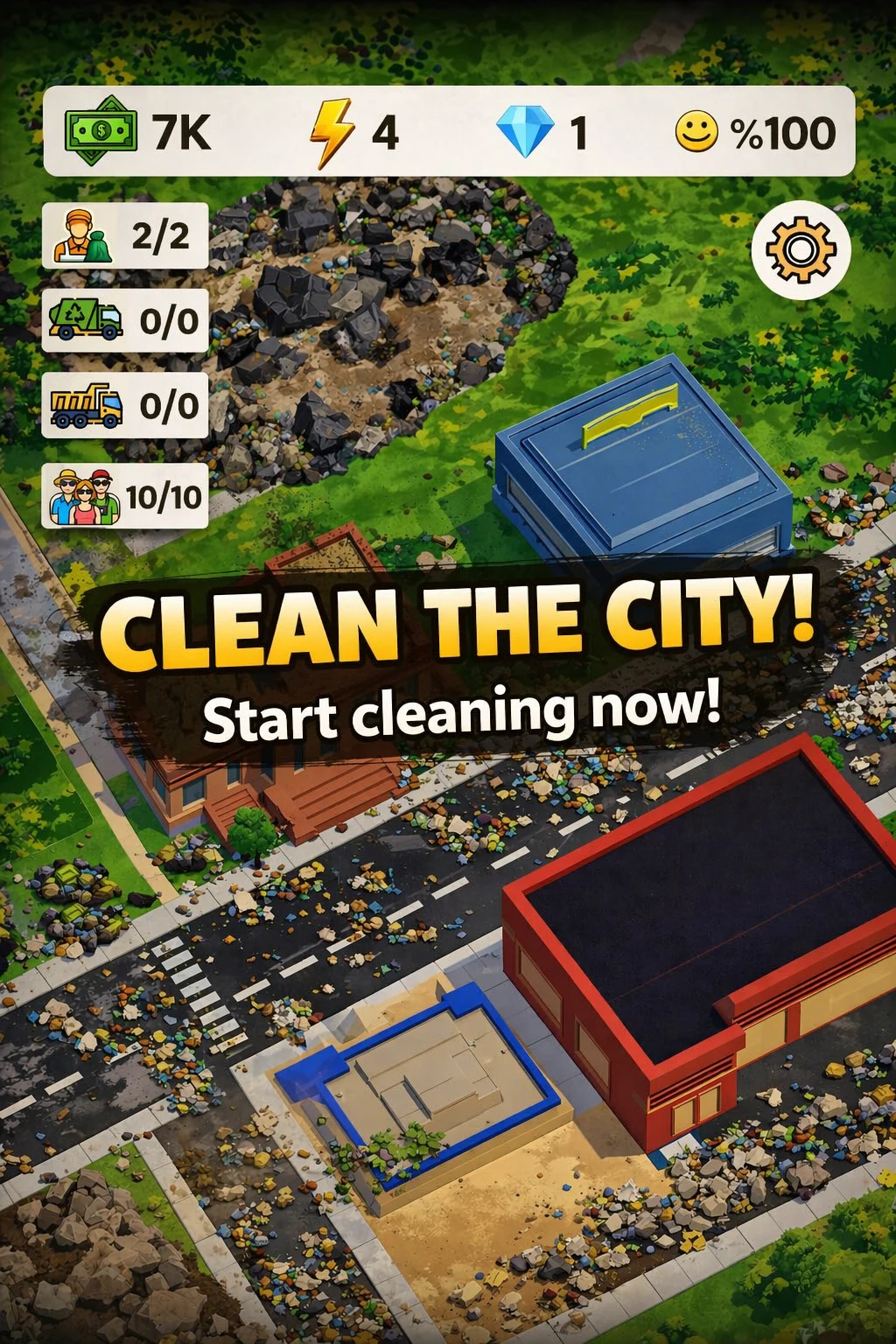 Cleaning Game: KingdomOfTrash screenshot
