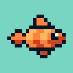 Symbol von Pixel Fish